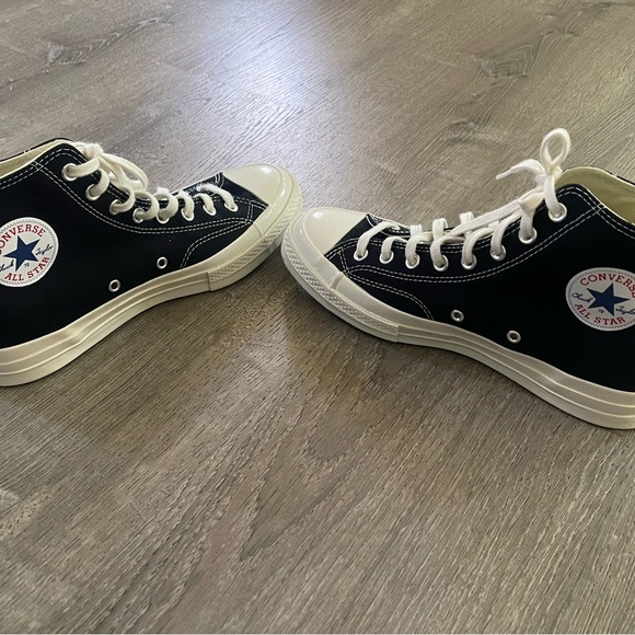 Converse PLAY COMME des GARCONS-WOMENS SIZE 11 MENS SIZE 9 - Picture 4 of 9